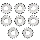 BE-TOOL 8Pcs M2 Involute Gear Cutters for Milling