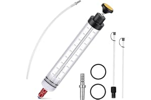 Fluid Extractor 500cc Oil Extractor Pump Fluid Pump for Automotive Applications, Fluid Syringe Pump Manual Suction Vacuum Fue