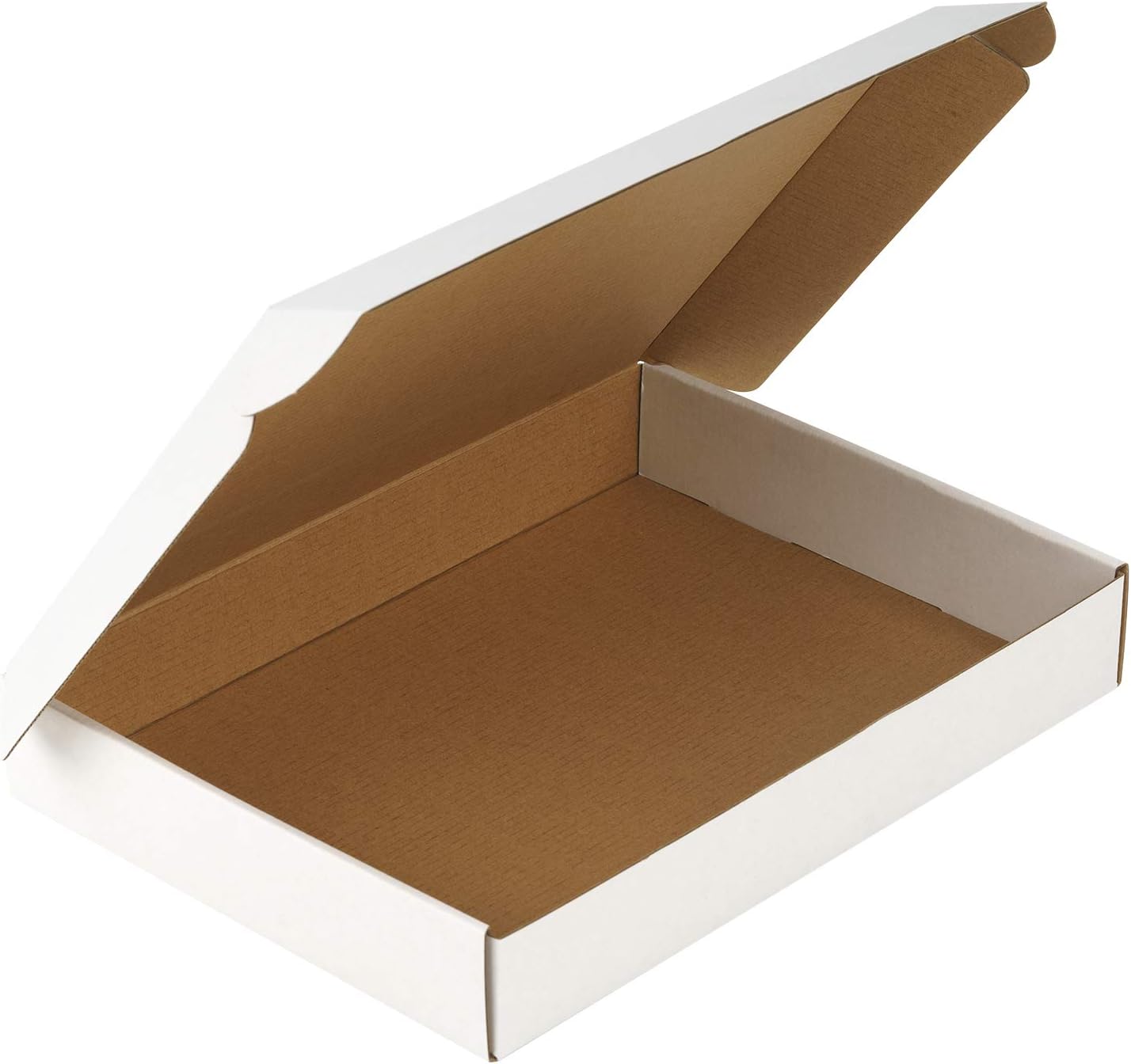 RUSPEPA Recyclable Corrugated Box Mailers - Cardboard Box Perfect for Shipping Small - 11.5" x 8.5" x 1.65" - 25 Pack - White : Office Products