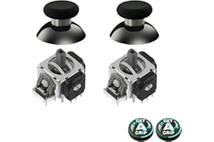 AKNES GuliKit TMR Electromagnetic Joysticks Replacement for DualSense PS5 / PS5 Edge Controller, Thumbstick Grips for PlaySta