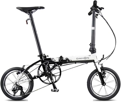 Amazon Co Jp 折り畳み自転車 自転車折りたたみ自転車ユニセックス14インチ小型ホイール自転車ポータブル3スピード自転車 おりたたみじてんしゃ Color White Size 1 34 91cm ホーム キッチン