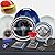 Racing Party Supplies - Party Pack for 8 with Racecar Driver Helmets