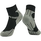 RANDY SUN 100% Waterproof Socks, Unisex Cycling/Hunting/Fishing/Running Ankle/Mid Calf Socks 1 Pair