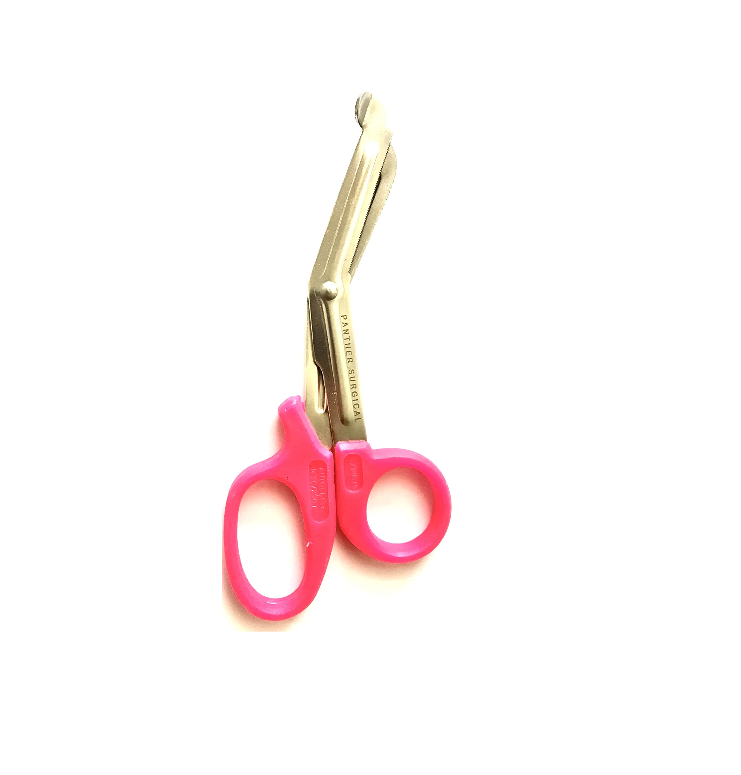 Paramedic Trauma Nurse Scissors Lister Bandage Scissor 5.5 Inch Plastic Handle Nursing Shears First Aid Dressing Bandage Scissors (Pink)