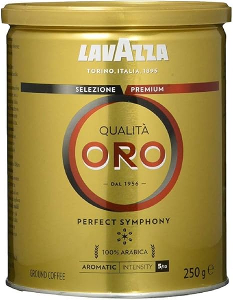 Café Torrado e Moído Qualitá Oro Lavazza Lata 250g 