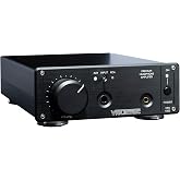 Violectric V202 Headphone Amplifierlifier, Black | Lowest noise, High output voltage, High output power, High damping factor