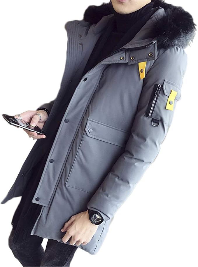 Amazon Angelo アウター 中綿ジャケット 中綿アウター ロング ダウンコート ファー フード メンズ 中綿コート ミリタリー 冬物 冬コート 防寒 ジャケット カジュアル ロング丈 男 大きいサイズ 防寒着 厚手 暖かい フード 長袖 冬 中綿 コート ジャケット 通販