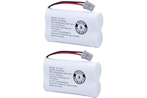 GEILIENERGY BT1007 BT-1007 BBTY0651101 Rechargeable Battery Compatible with Uniden BT904 BT-904 BT1015 BBTY0460001 BBTY0510001 BBTY0624001 HHR-P506 HHR-P506A Cordless Phone (2 Pack BT1007 Batteries)