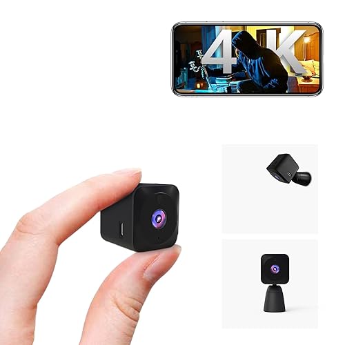 AOBOCAM Mini Camera for Home 4K HD Indoor Battery Mini Cameras
