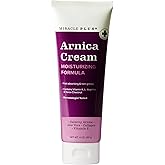 Miracle Plus Arnica Cream Bruise Relief Lotion For Bruising And Swelling On Skin | Arnica Montana Extra Strength Vitamin K Cream | Moisturizing Formula Skin Care Gel With Horse Chestnut, 4 Fl Oz