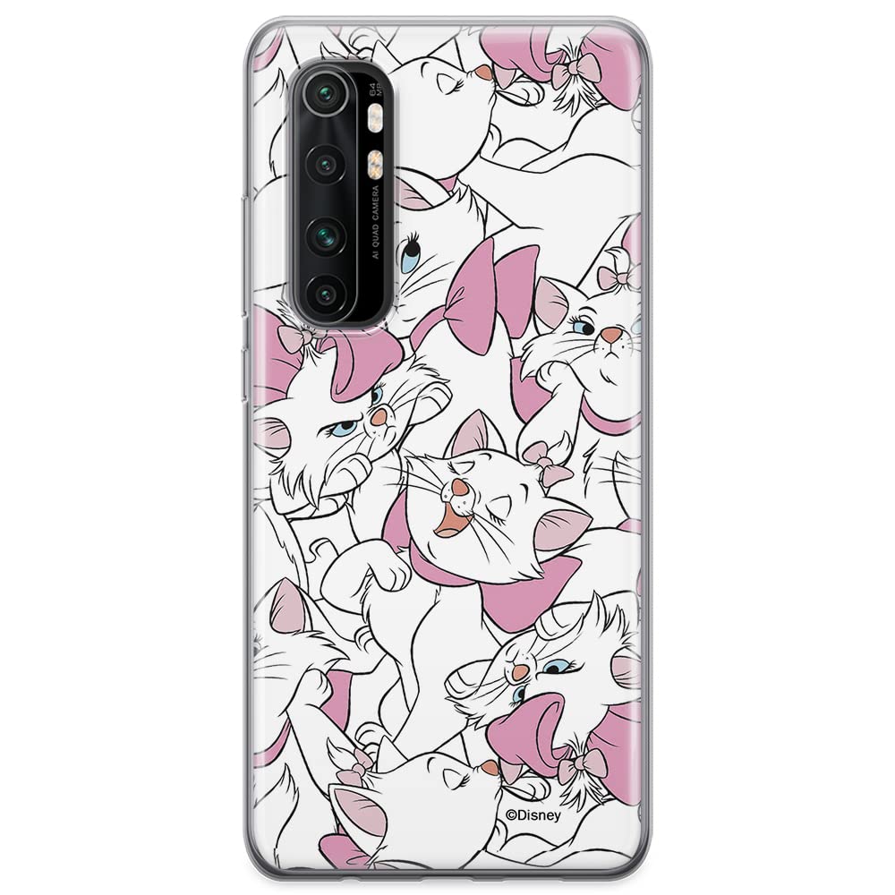 ERT GROUP mobile phone case for Xiaomi MI NOTE 10 Lite original and officially Licensed Disney pattern Marie 005 optimally adapted to the shape of the mobile phone, case made of TPU