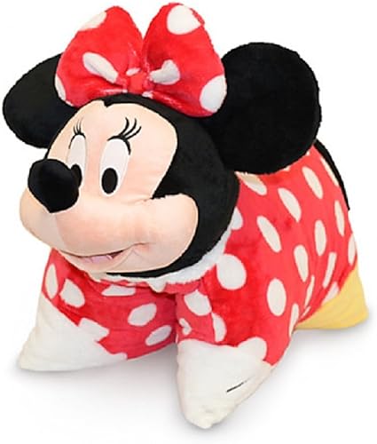 Amazon Com Disney Minnie Mouse Pillow Pal Pet Plush Toys Games