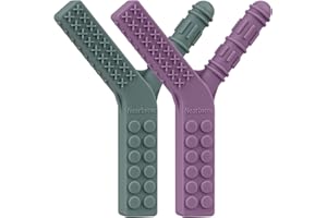 NEARBYME Silicone Oral Motor Aids Chews for Aggressive Chewers with Autism, ADHD, SPD, or Special Need (Y-Chew Cadet/Casal)