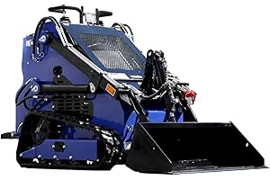 DigMaster 23HP Skid Steer Loader, Compact Twin-Cylinder Engine with Quick Attach System, Rubber Tracks, Heavy-Duty Mini Loader for Landscaping, Farming (DM-SS380)