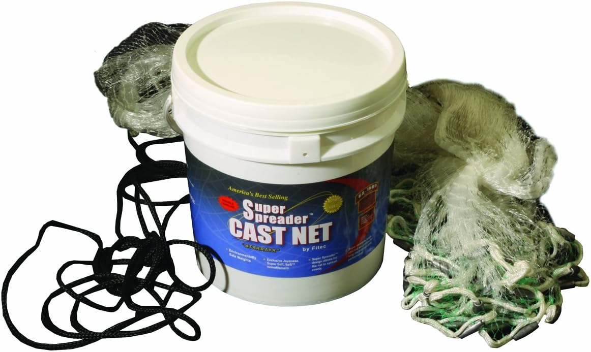 Fitec GS1500 Ultra Spreader Clear Fishing Cast Net