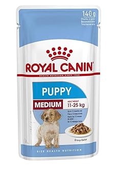Royal Canin Medium Puppy Dog Food, Gravy 14(Packof10) with