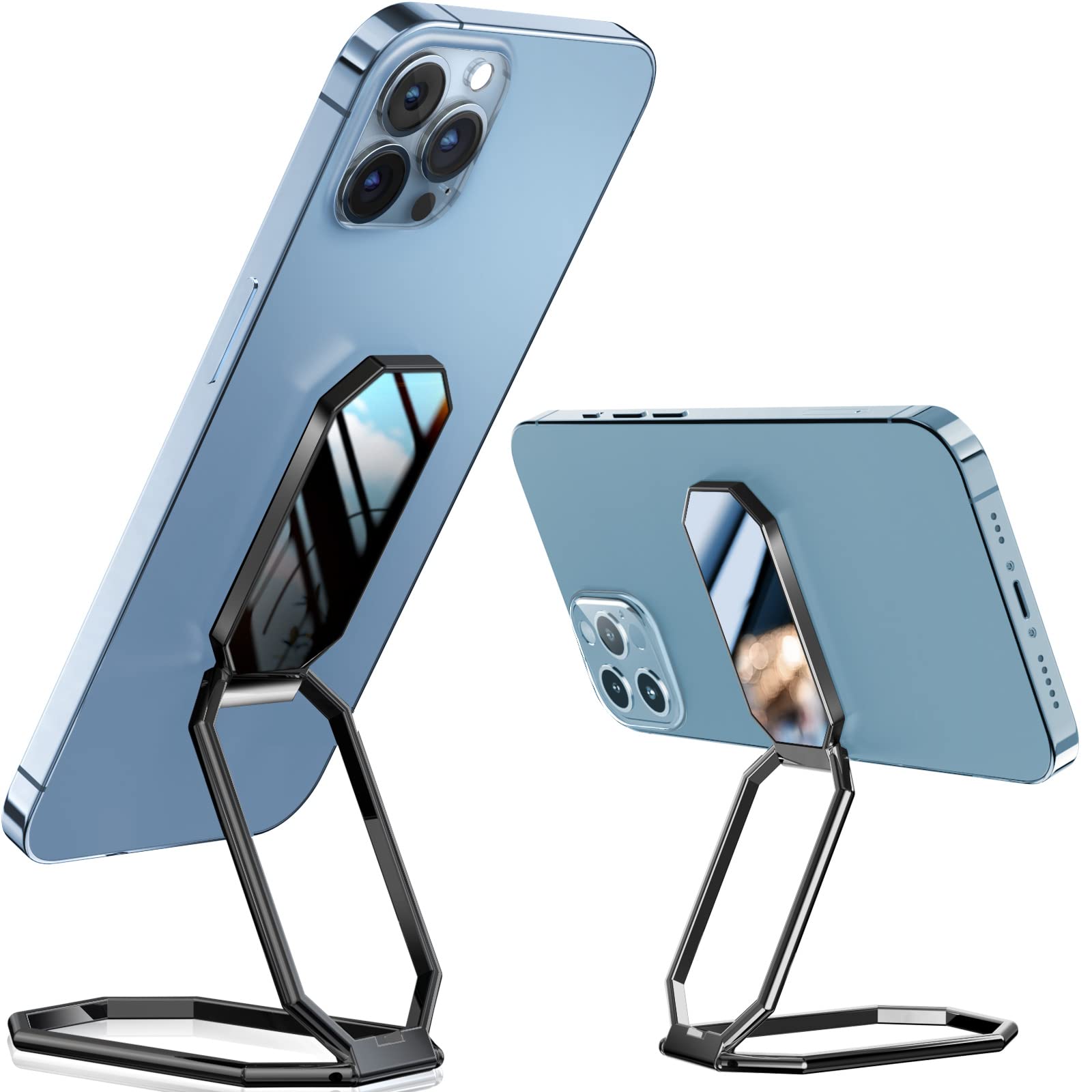 Photo 1 of A-LuGei ???????? & ?????????? Cell Phone Ring Holder Stand, Phone Kickstand for Desk, Cell Phone Holder for Hand, Ring for Back of iPhone, Metal Phone Grip for Magnetic Car Mount