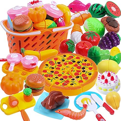Food Set,Kitchen Cutting Toys,BPA Free 