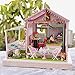 Rylai 3D Puzzles Wooden Handmade Miniature Dollhouse DIY Kit w/ Light -Dreamland Series Dollhouses accessories Dolls Houses With Furniture & LED & Music Box Best Birthday Gift for Women and Girls