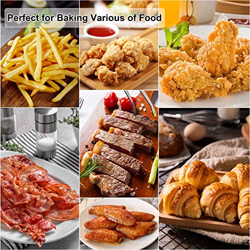 BYKITCHEN Air Fryer Oven Liner, 9x11 Inch, Perforated Rectangle Air