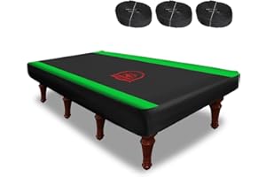COVERVIN Billiard Pool Table Cover,Heavy Duty 210D Oxford Cloth Material All Weather Waterproof Dustproof UV Protection(9ft/Green)
