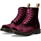 Dr. Martens Women's Vegan 1460 Pascal Velvet 8 Eye Boot Fashion