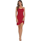 COSYOU Womens Modal Cotton Mini Dress Maternity Slip Dress Spaghetti Strap Camisole Sleeveless Nightgowns