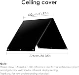 FAMKIT Playground Replacement Canopy 52x89 UV-Resistant Black view 7