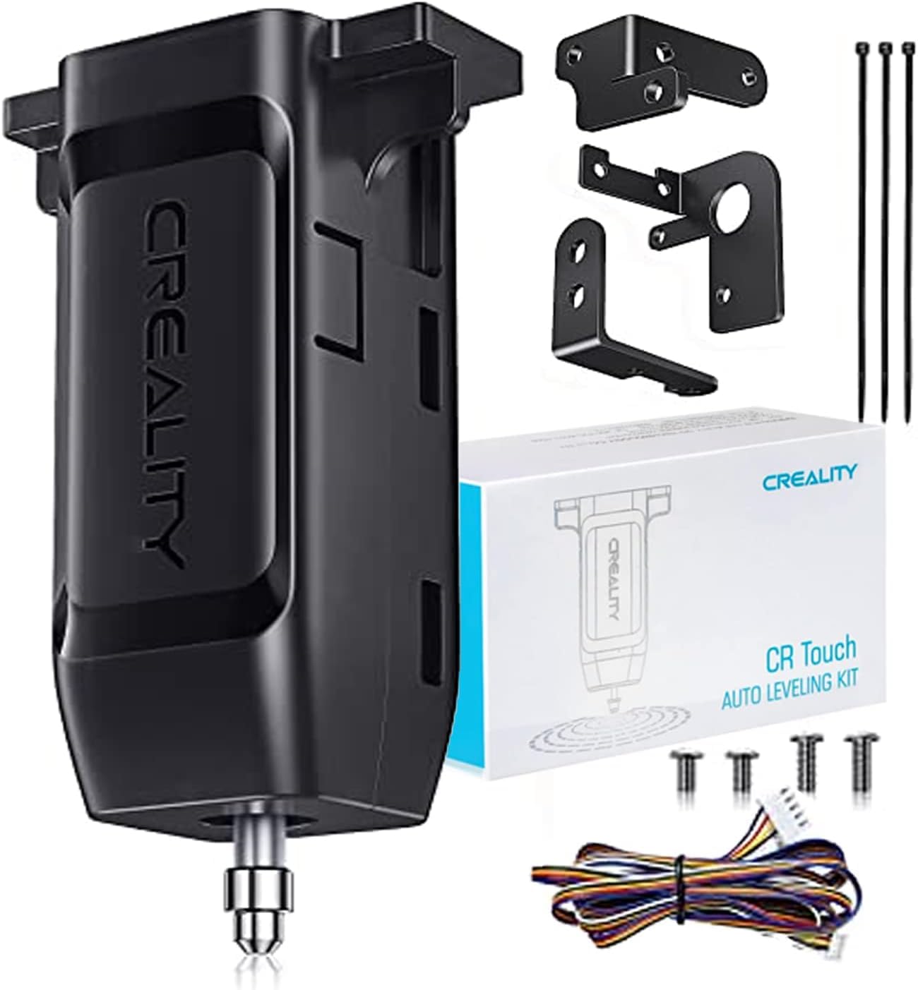 Photo 1 of Creality CR Touch Auto Bed Leveling Sensor,2023 Upgrade Noiseless Auto Bed Level Kit for 32 bit 4.2.2 &4.2.7 Motherboard,Fit for Ender 3/Ender 3 Pro/Ender 3 V2/ Ender 3 Max/Ender 5/Ender 5 Pro/CR 10