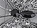Alilang Antique Inspire Grey Silvery Tone Crystal Rhinestones Butterfly Pin Brooch