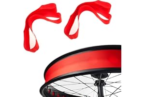 NF NIGHTFIRE 26x4.0 Bicycle Bike Rim Liner Strips Rim Tape Bike Fat Tire PVC Inner Tube Protector Liner for Road Bike MTB Mountain Bike Tube, Puncture & Temperature Resistant, Waterproof, 2PCS