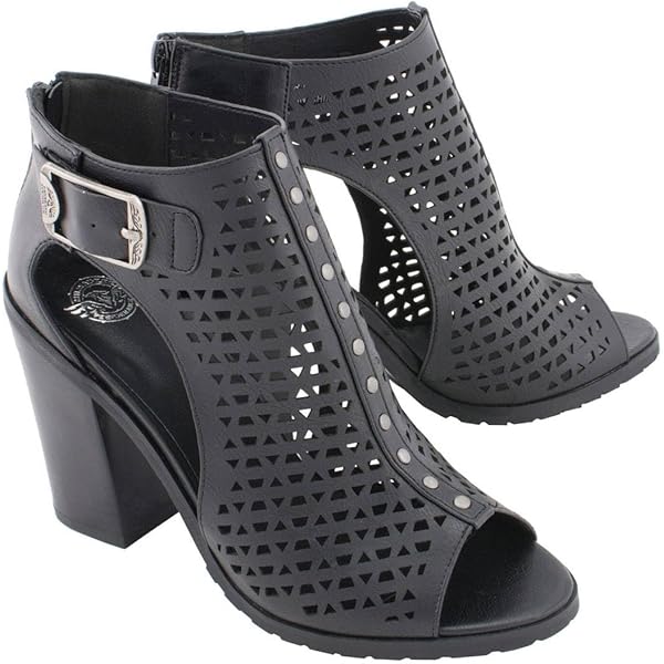 Women's Chunky Block Heel Gladiator Sandals - Platform Cut-Out Party & Festival Shoes