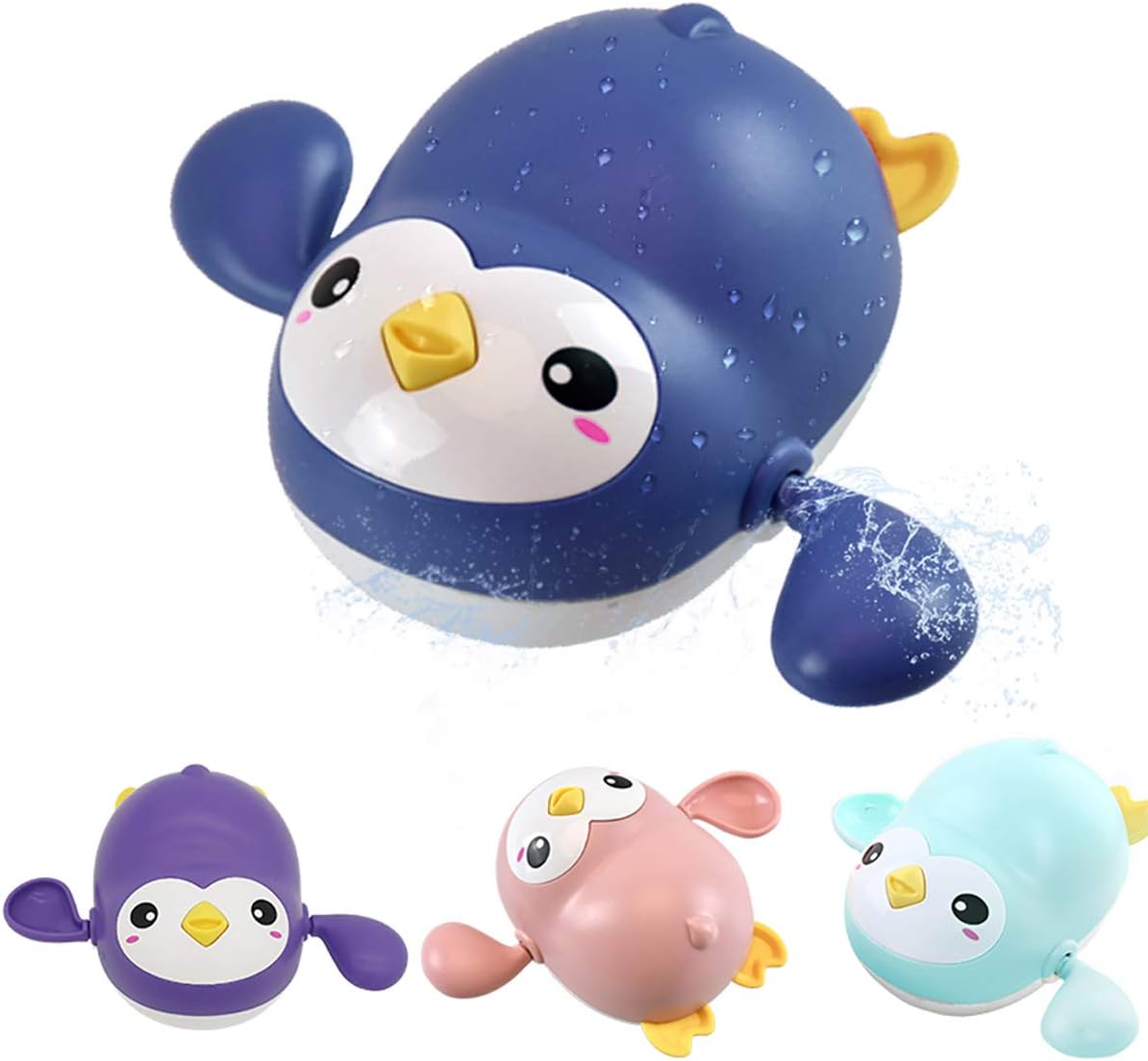penguin bath toys