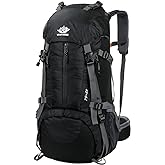 Esup 50L Waterproof Camping Hiking Backpack for Men and Women | Durable Travel &amp; Daypack with Rain Cover, Large Capacity Bag for Outdoor Essentials