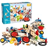 BRIO Builder 34587 Construction Set - 136-Piece STEM Toy with Wood and Plastic for Kids | Enhances Creative Skills | Safety Tested | Age 3 and Up