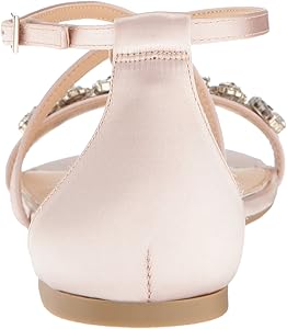 tessy embellished sandal champagne