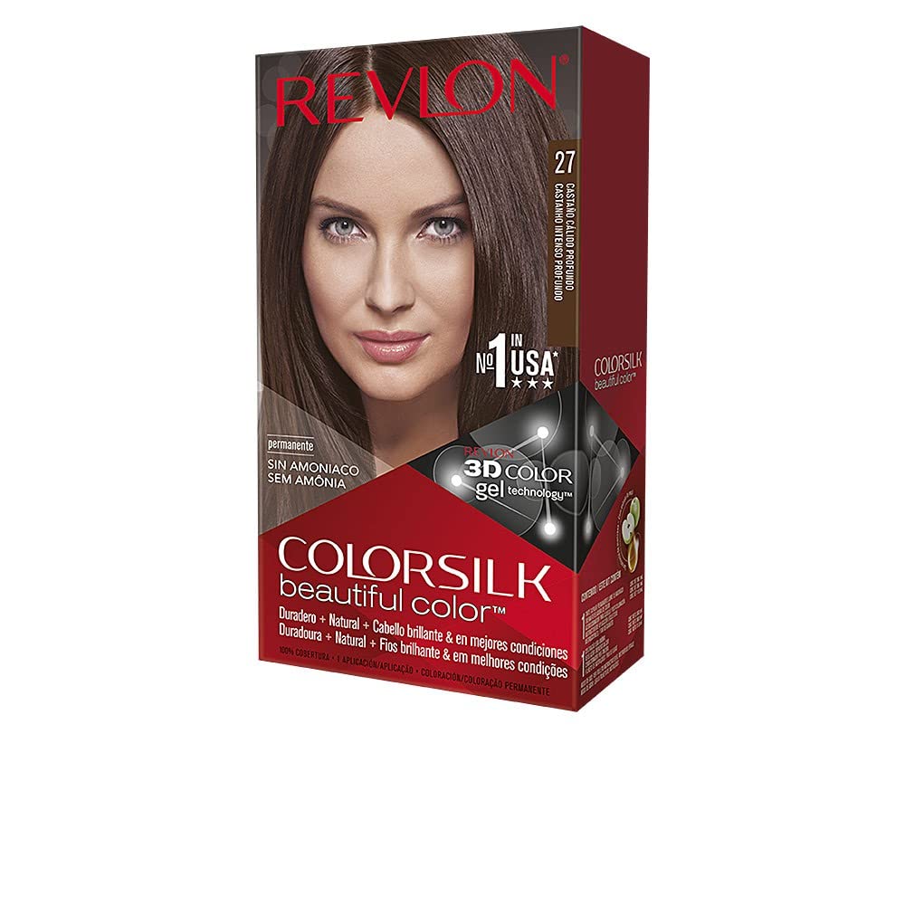 Revlon Colorsilk Beautiful Hair Color 27 Deep Rich, Brown