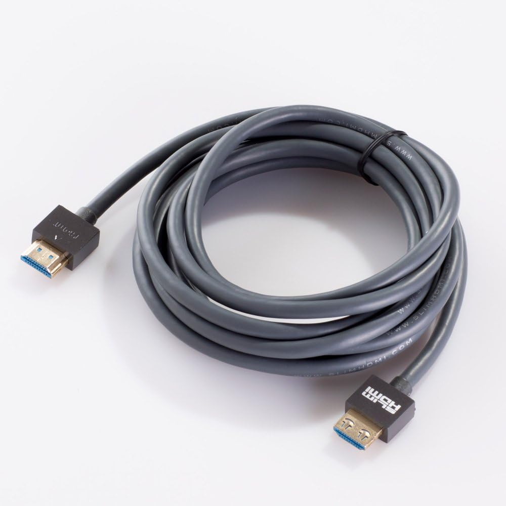 SlimHDMI 3m Pro Series Locking Cable (Gold Plated, 1080p, 4K, UHD, 3D, High Speed, ARC), Pro Series Locking SlimHDMI Cable