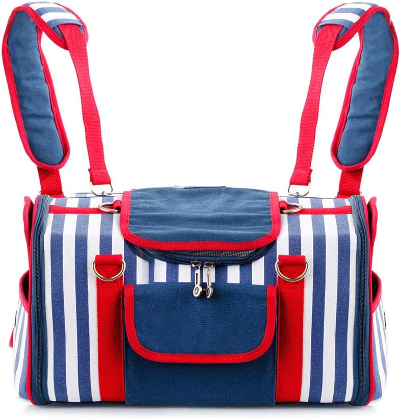 FLkENNEL Rucksack Transporttasche für Hund Katze,Atmungsaktiver Tr?ger