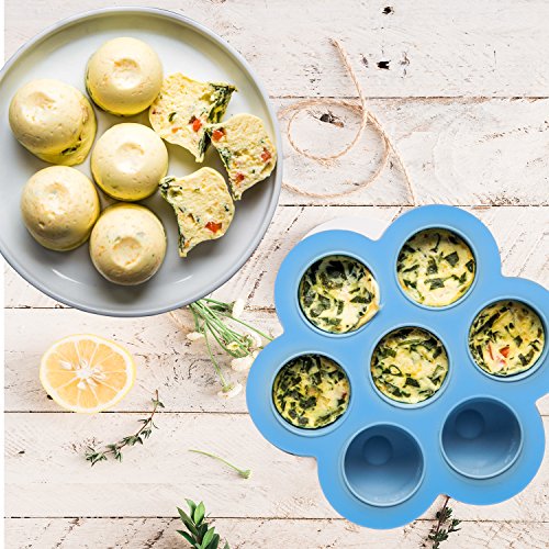 image for Bonbo Silicone Egg Bites Molds for Instant Pot Accessories - Fits Inst
