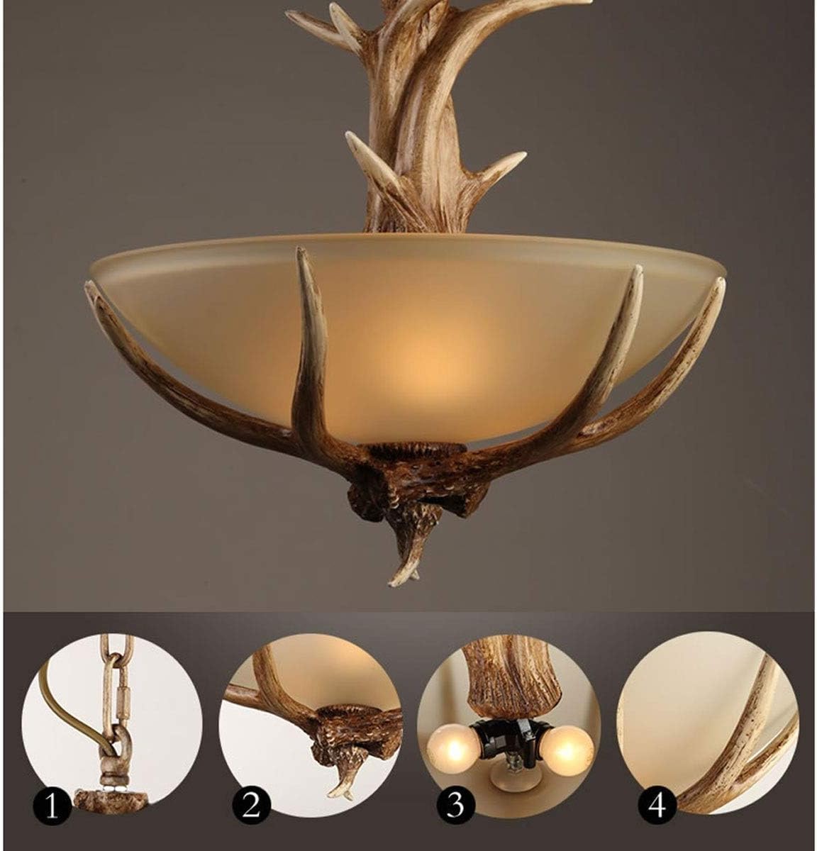 Iluminación de interior EASTYY Araña Luces colgantes Techo Creativo