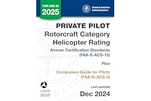 Private Pilot Rotorcraft Category Helicopter Rating Airman Certification Standards (FAA-S-ACS-15) Plus Companion Guide for Pilots (FAA-G-ACS-2)