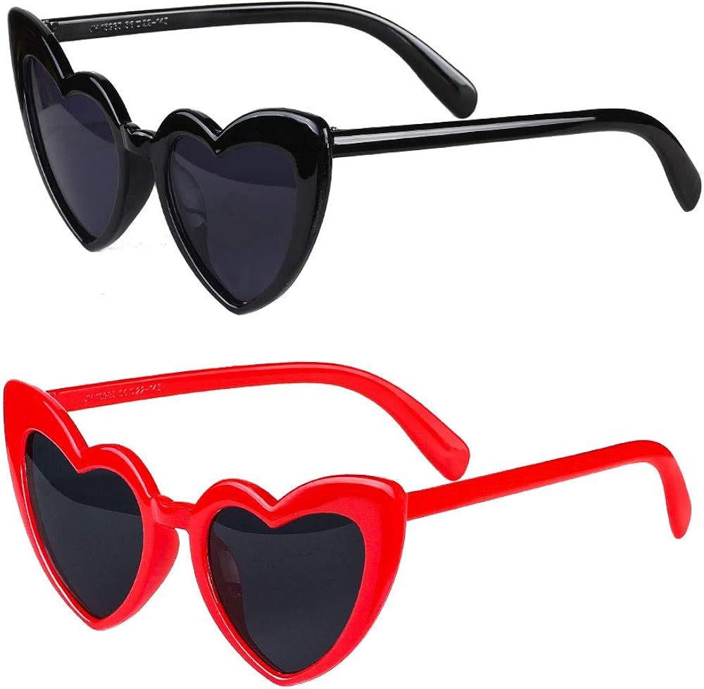 heart eye sunglasses
