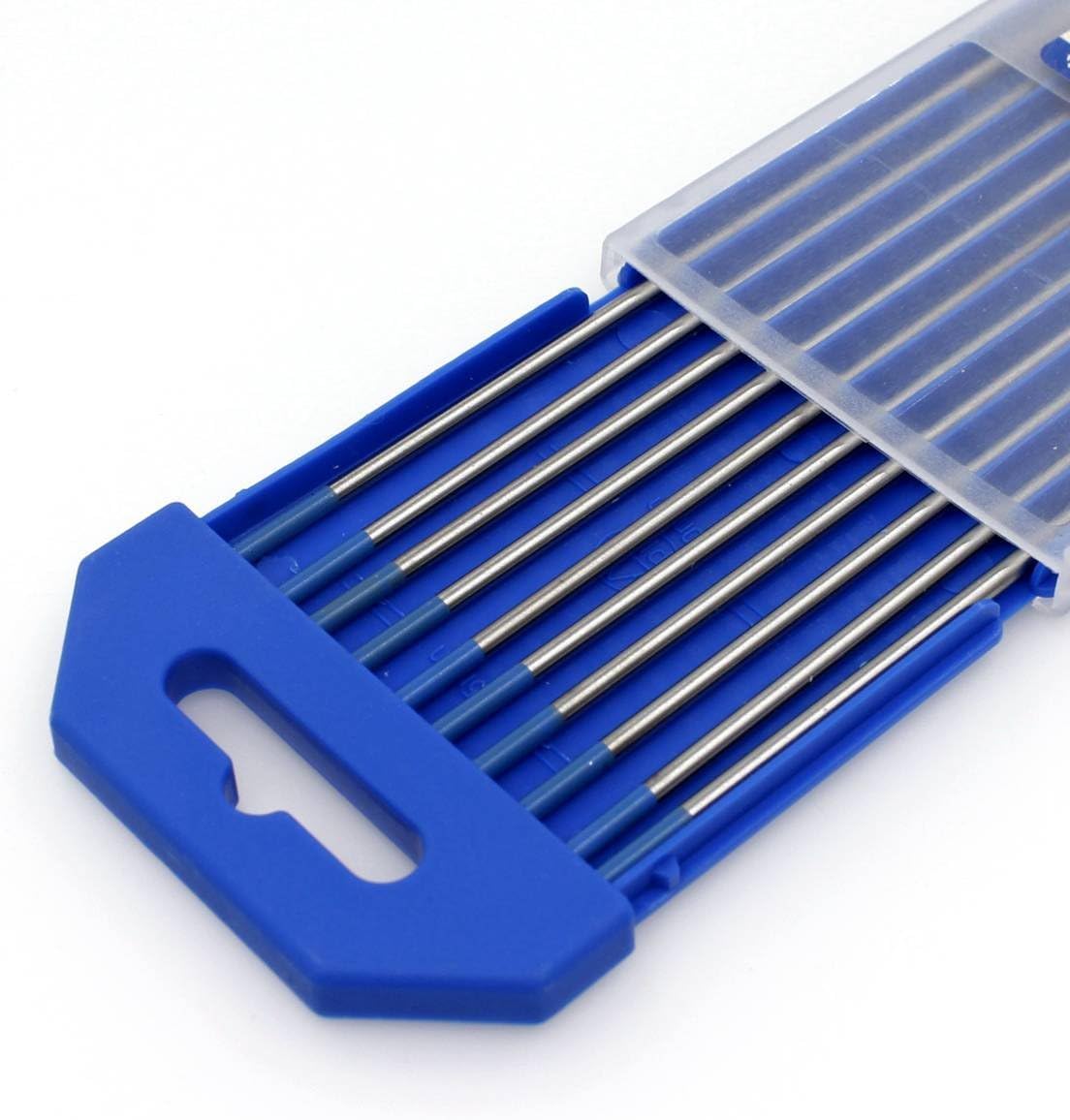 WL20 Tungsten Electrode 2% Lanthanated Welding Rod Blue Tip for TIG Weld 3/32'' x 6'' (2.4*150mm) Pk/10