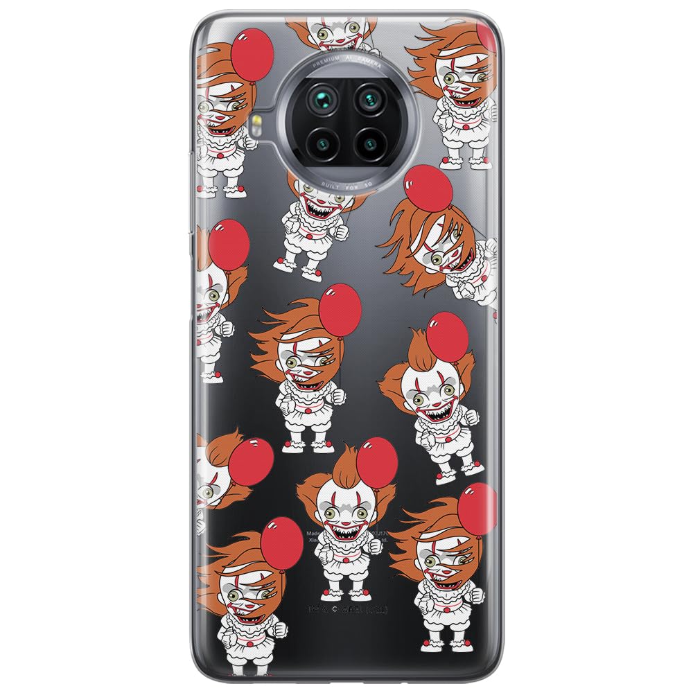 ERT GROUP mobile phone case for Xiaomi MI 10T LITE/REDMI NOTE 9 PRO 5G original and officially Licensed Horror pattern It 007 adapted to the shape of the mobile phone, partially transparent