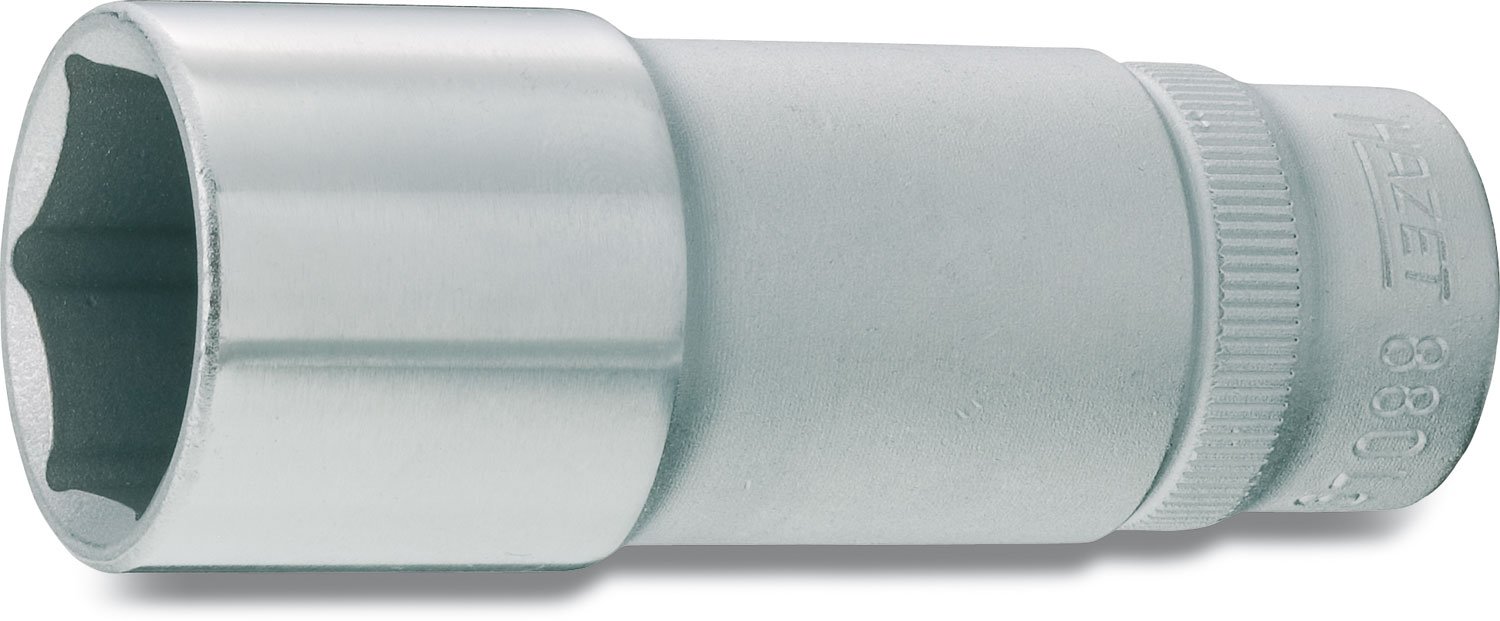HAZET 880LG-17 60 mm 6-Point Traction Profile Socket - Chrome-Plated/Polished — image 1