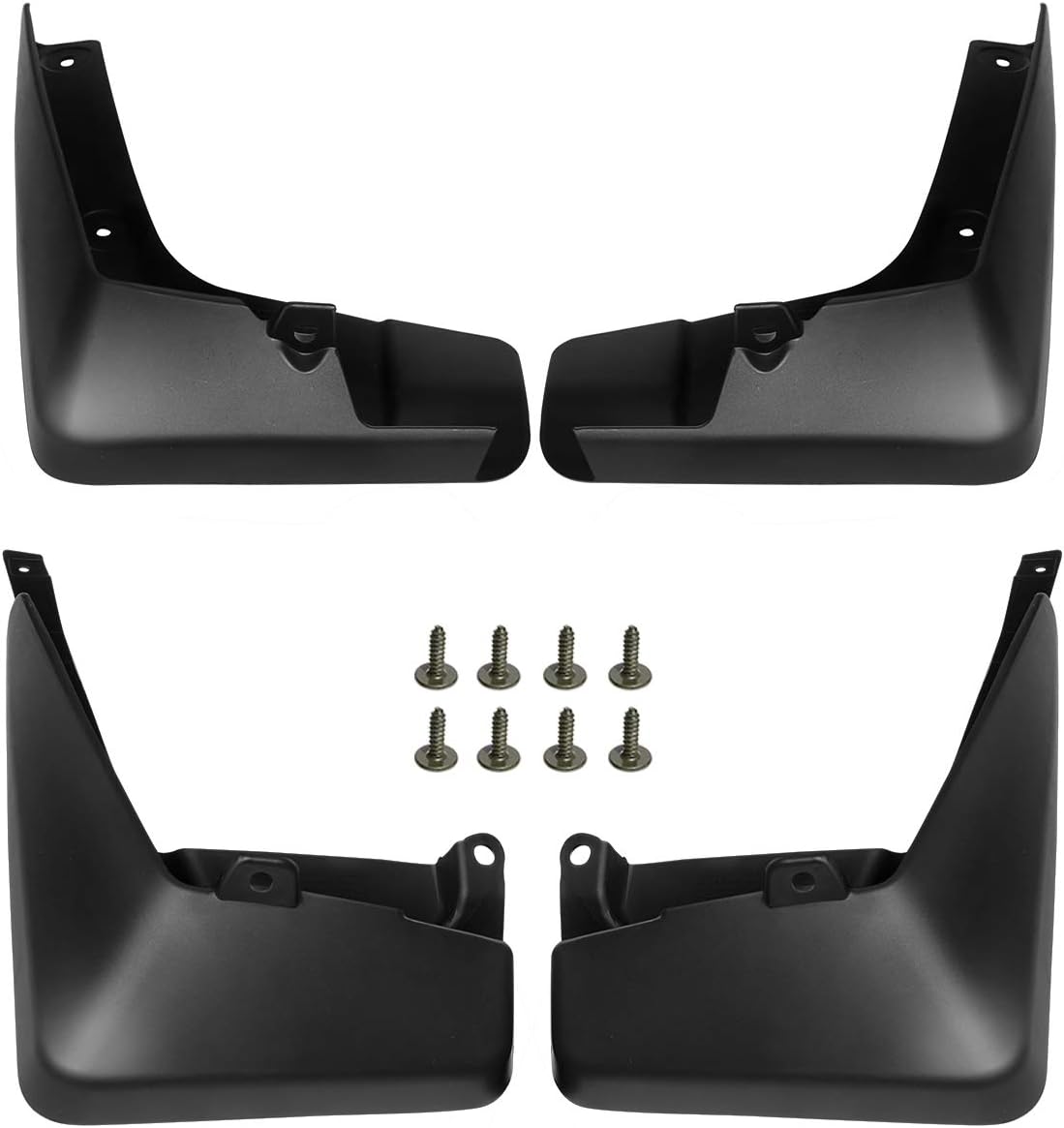 Car & Truck Exterior Parts 4pcs White Mud Flaps Splash Guards Mudguards