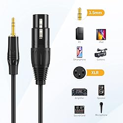 CableCreation 3.5mm (1/8 Inch) Stereo Male to XLR