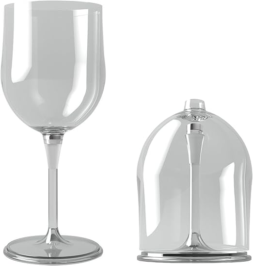 BOSO Portable Collapsible Plastic Wine 