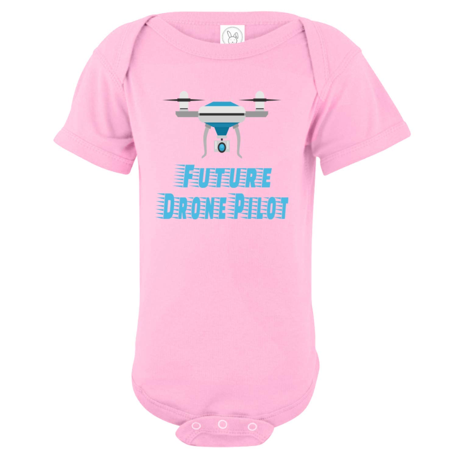 light pink baby onesie